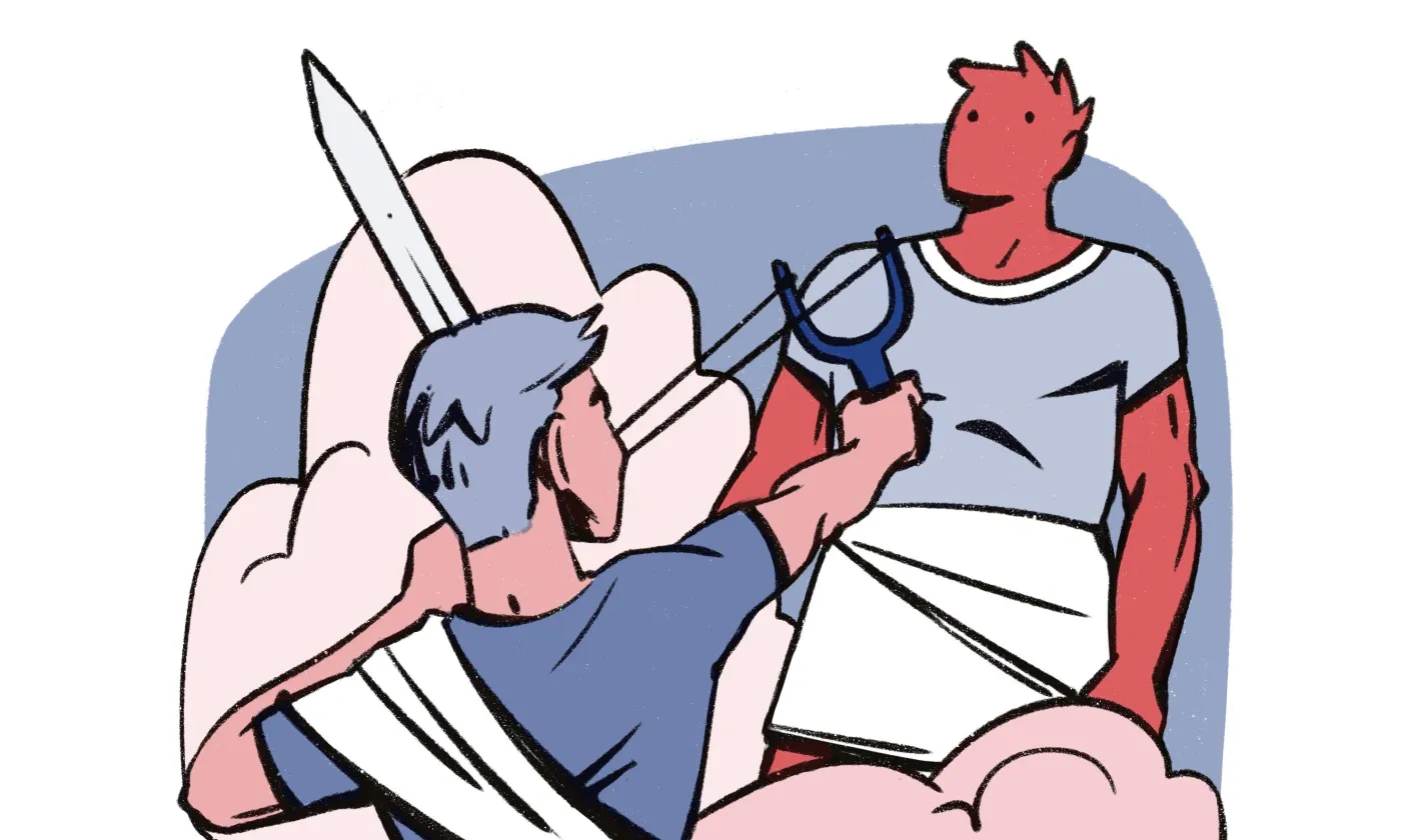 David et Goliath ©Mathieu Paillard