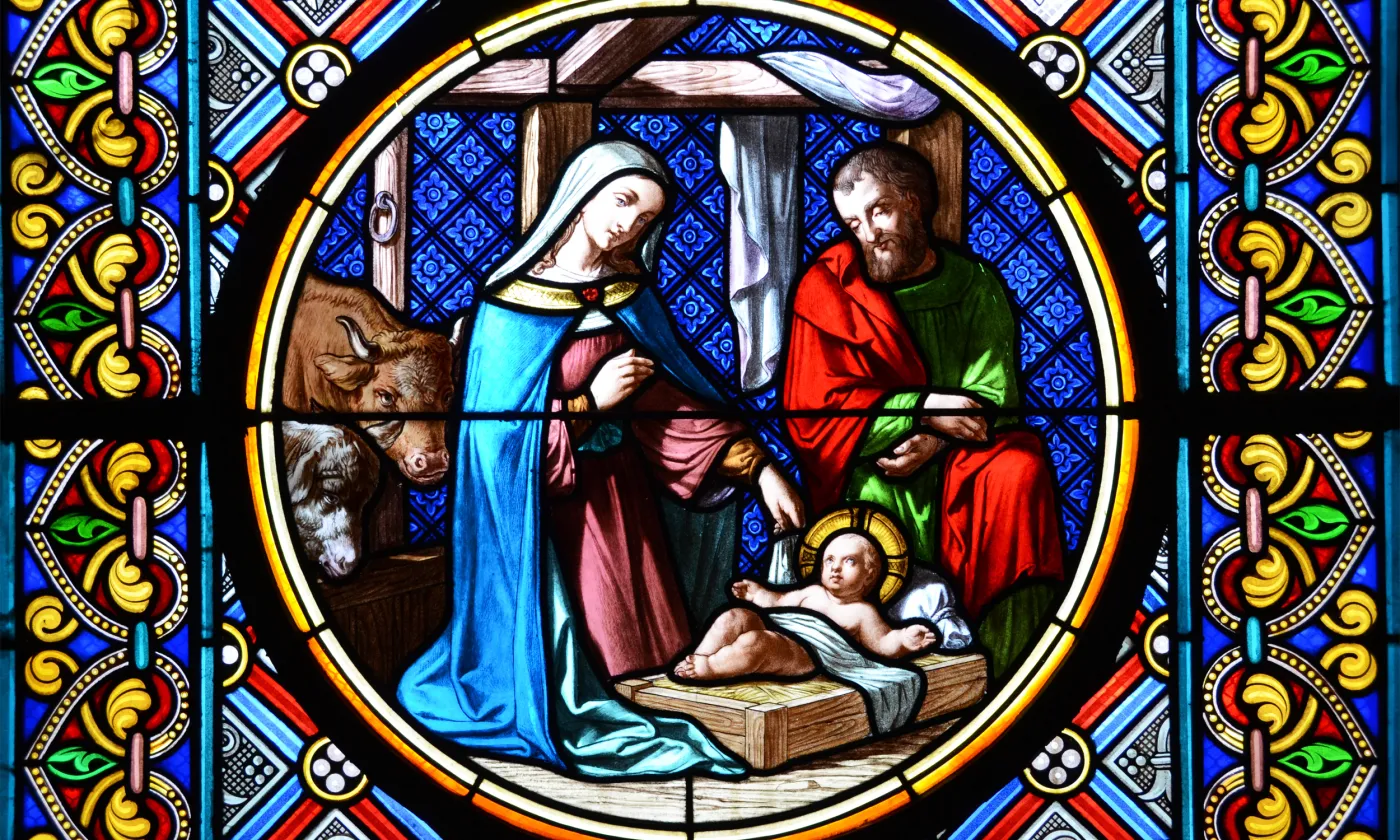 Vitrail dans la cathédrale de Bâle. IStock