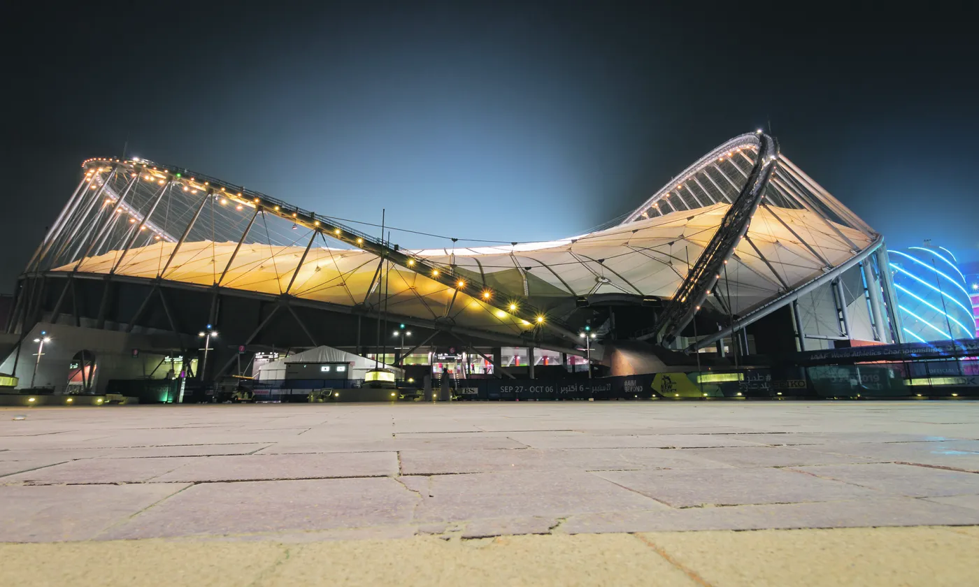 Le stade international de Khalifa, à Doha, Qatar © iStock