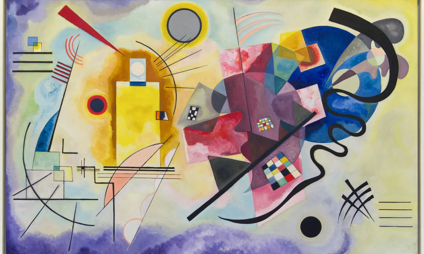 Wassily Kandinsky, Jaune-Rouge-Bleu (Musée National d'Art Moderne, Paris)