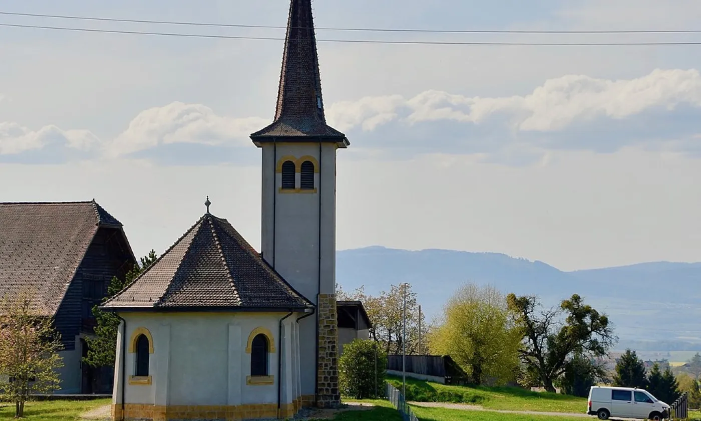 Temple de Poliez-Pittet (©Jérémy Toma, CC BY-SA 4.0 Wikimedia Commons)