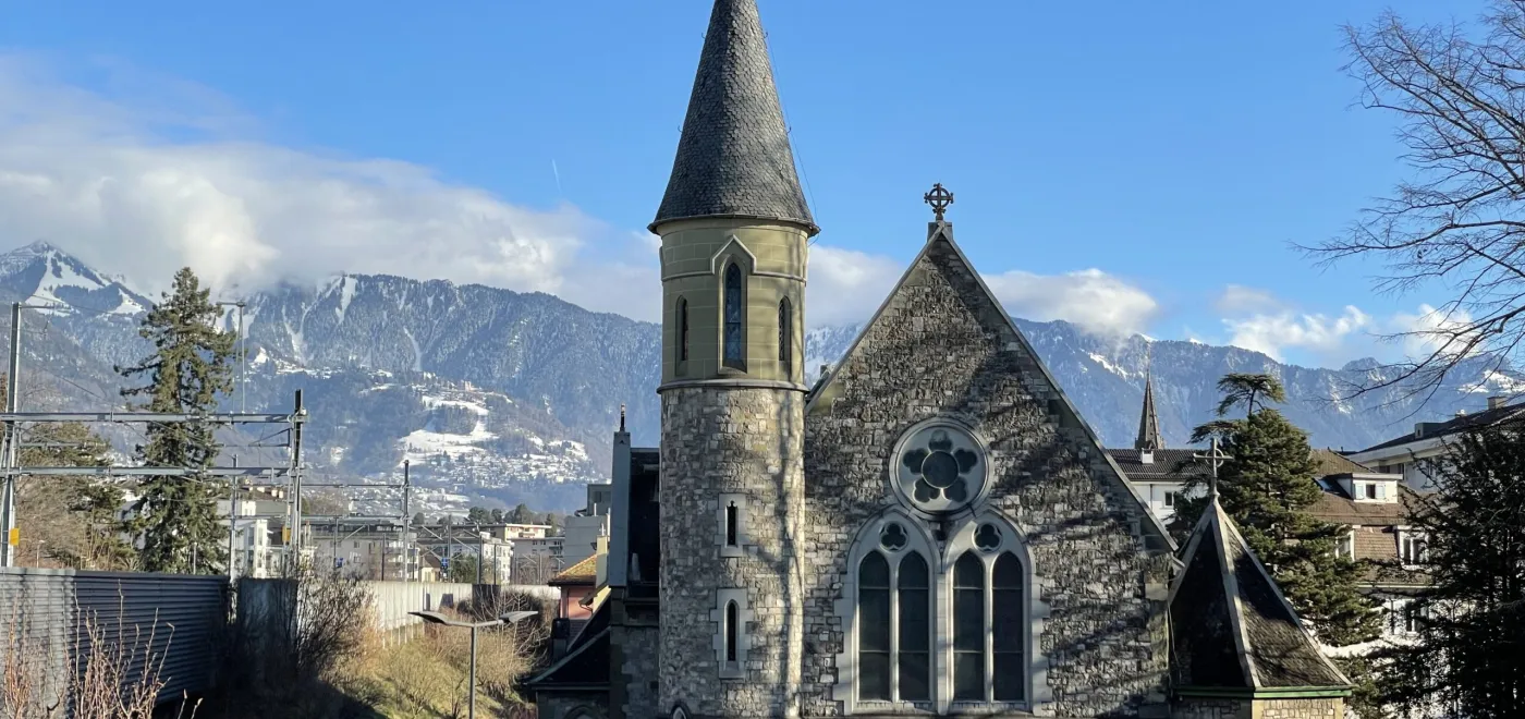 (c) All Saints Anglican church in Vevey
