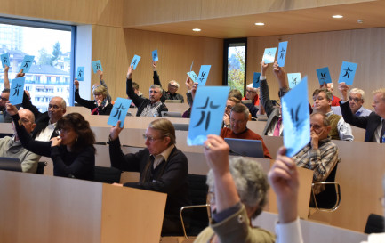 Les délégués au synode se sont réunis les 8 et 9 novembre à Lausanne. / © Gérard Jaton